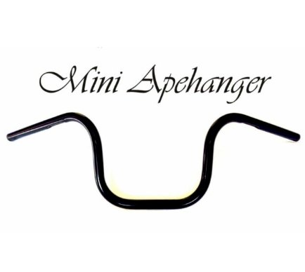 Manubrio Mini Apehanger nero Harley Sportster Dyna Softail